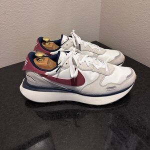 Nike Phoenix Waffle Light Bone Navy Team Red (Mens Size 11, Women's Size 12.5)